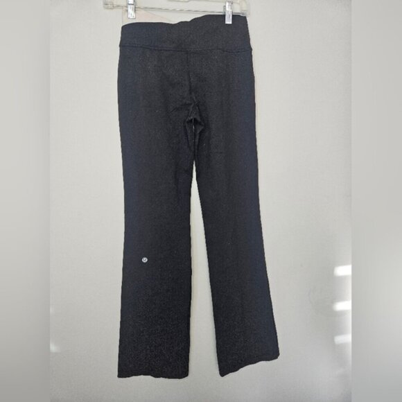 Lululemon Astro Heathered Pant. Black Grey Cross Cross. Size 4 - Picture 5 of 15